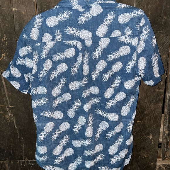 Pineapple Button Down Shirt - Picture 2 of 3